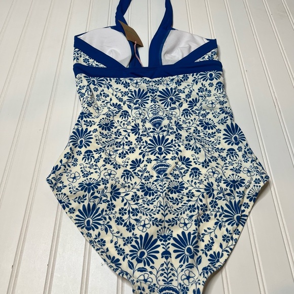 Boden Ithaca Halter Swimsuit One Piece Women 6L Long Tall NEW - Picture 3 of 4
